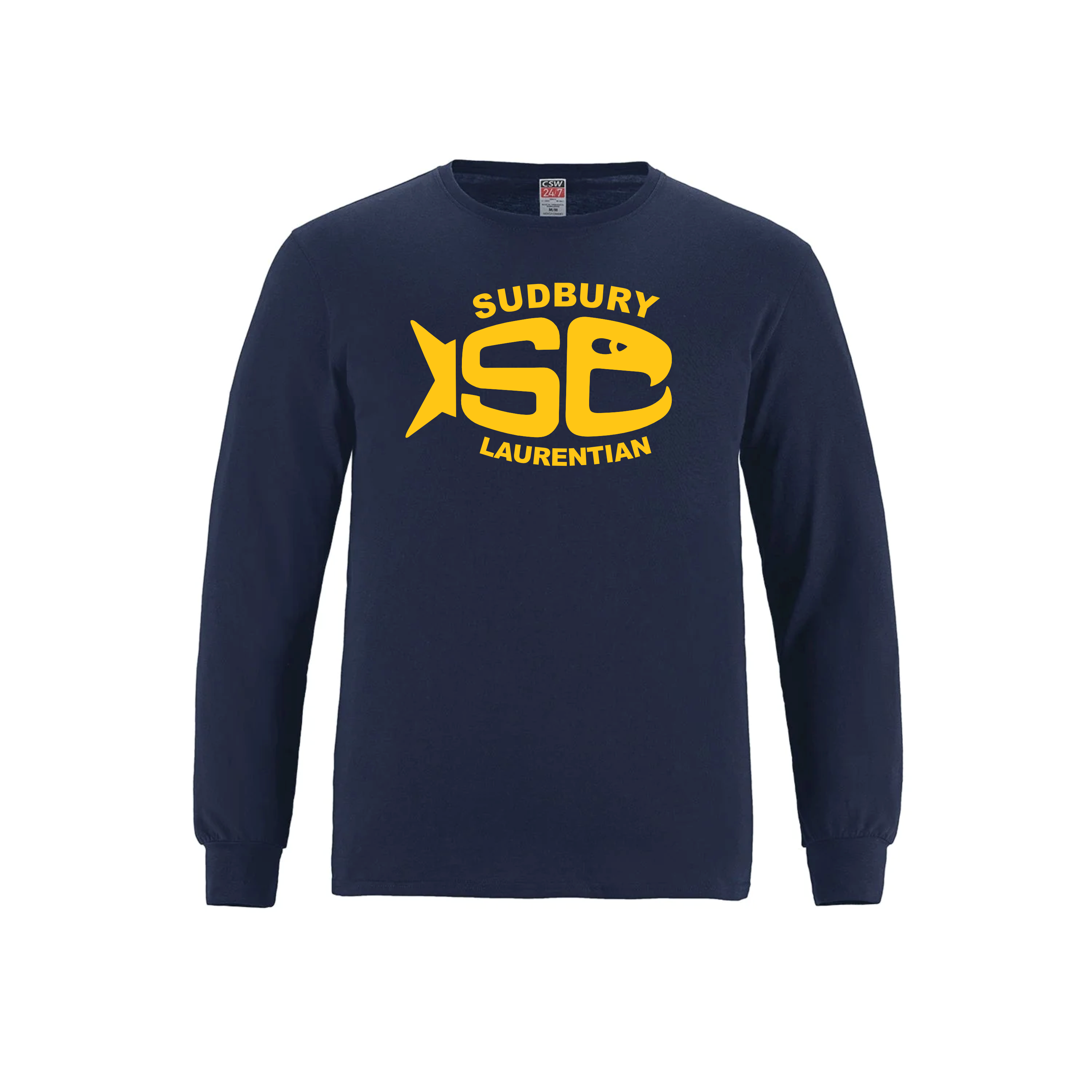 RING SPUN Combed Cotton Long Sleeve Crewneck T-Shirt